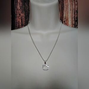 2 For $20! Hello kitty Silver Pendant Necklace